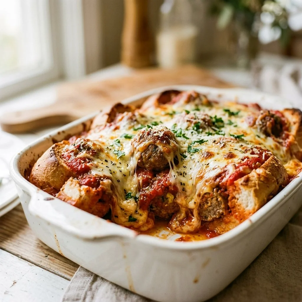 Meatball Sub Casserole Recipe