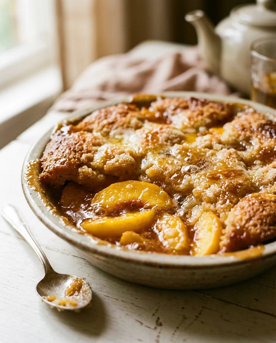 Peach Cobbler Dump Cake