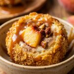 Peach Fried Ice Cream