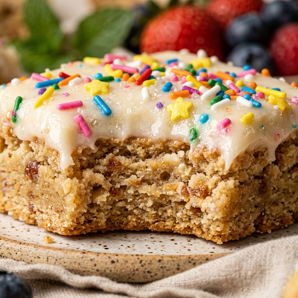 Protein Sugar Cookie Bars Summer