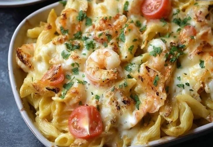 Shrimp Pasta Bake