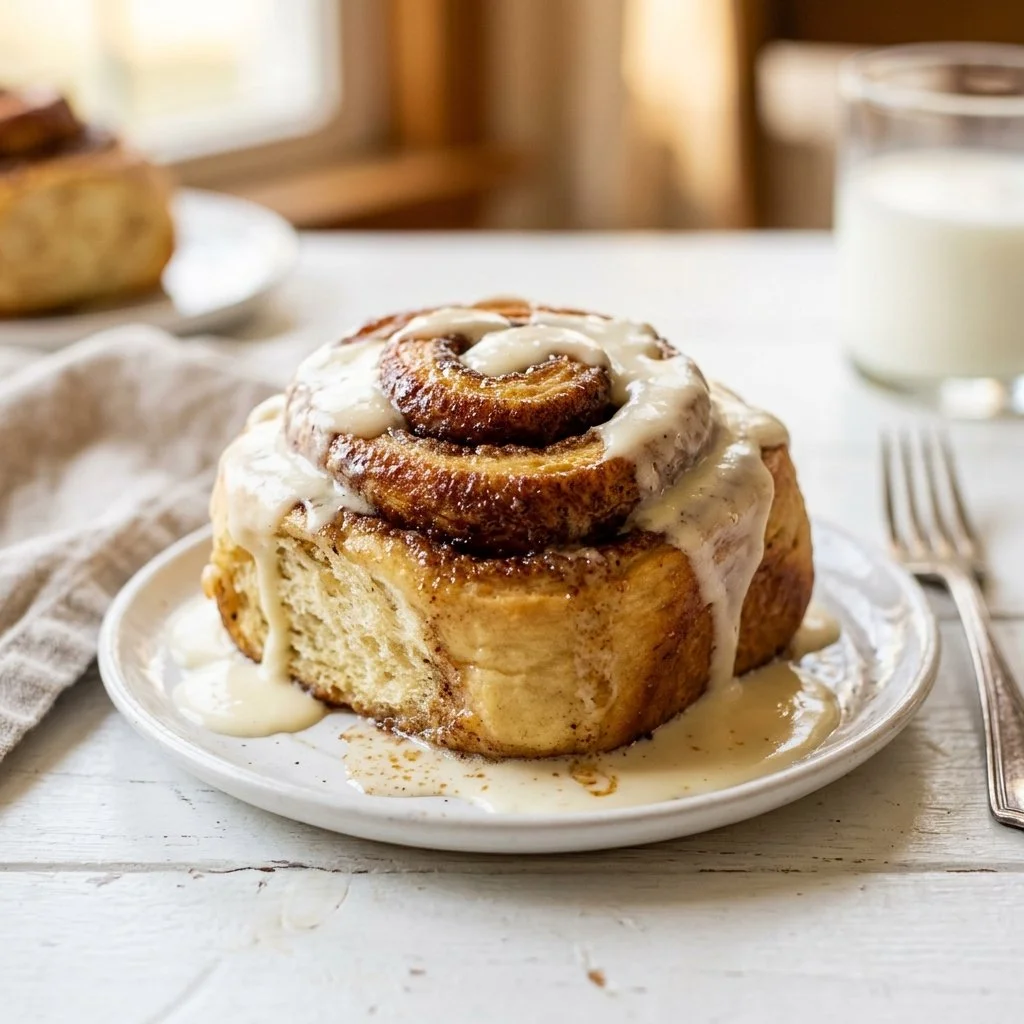 TikTok-Style Cinnamon Rolls with Heavy Cream