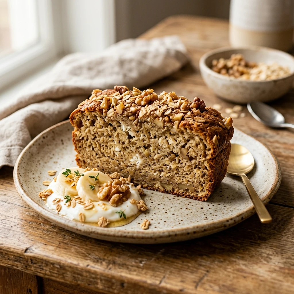 Cottage Cheese Banana Bread Protein