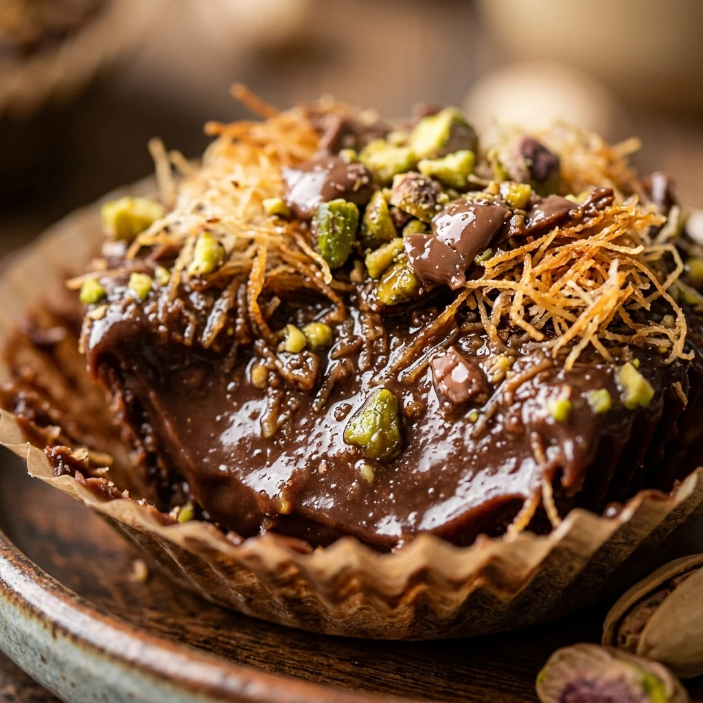 Dubai Chocolate Cups No-Bake
