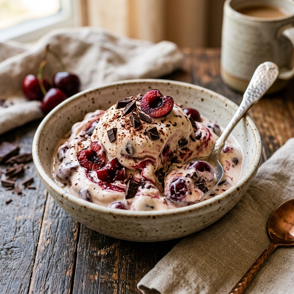 Protein Cherry Garcia Ice Cream Ninja Creami