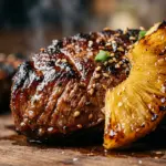 Smoked Pineapple Teriyaki Steak Woodfire