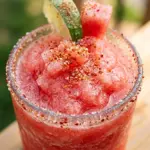 Spiked Watermelon Slushie Tajin