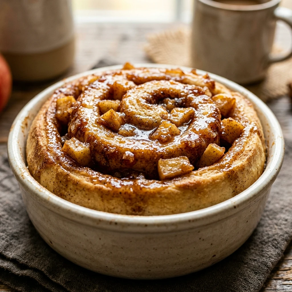 Air Fryer Apple Cinnamon Rolls Fall Breakfast