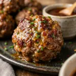 Air Fryer BBQ Beef Meatballs