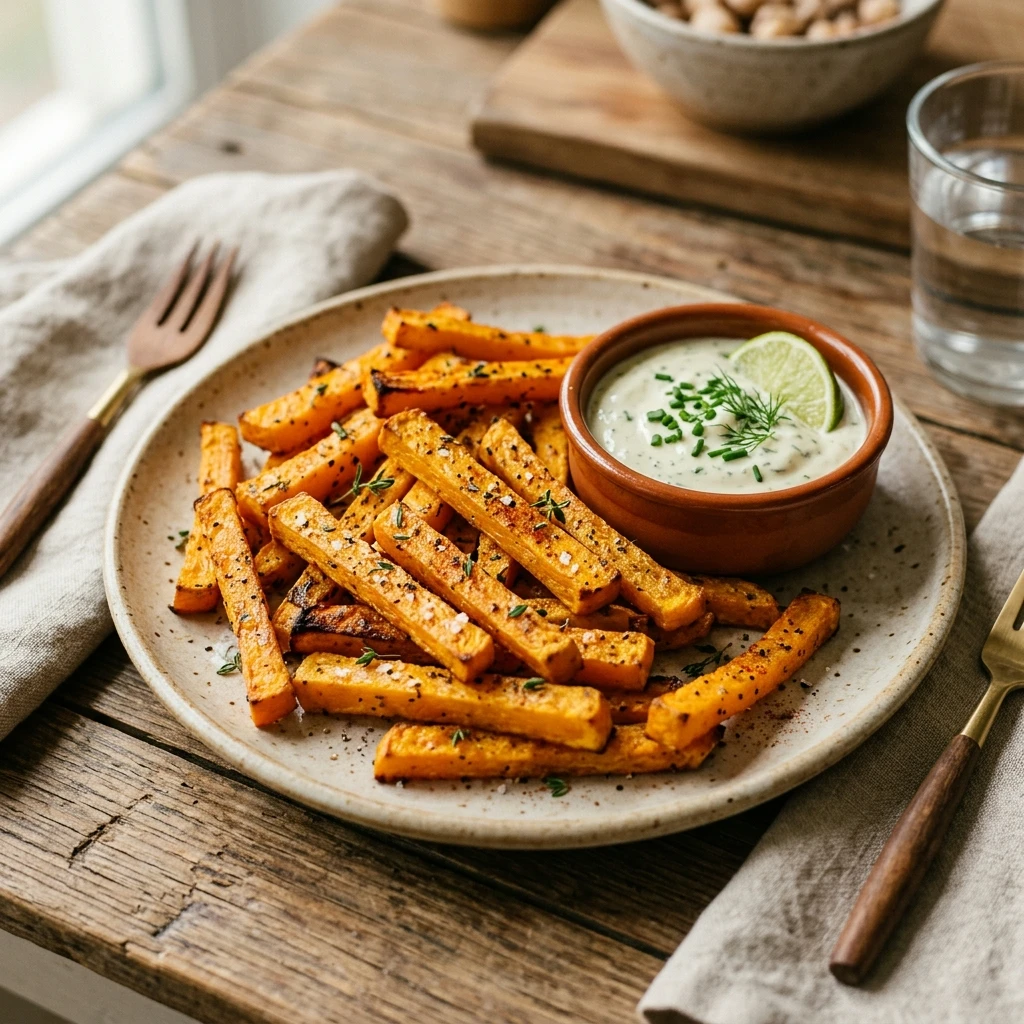 Air Fryer Butternut Squash Fries Healthy