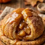 Air Fryer Caramel Apple Bombs Fall