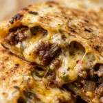 Air Fryer Cheesy Ground Beef Quesadillas