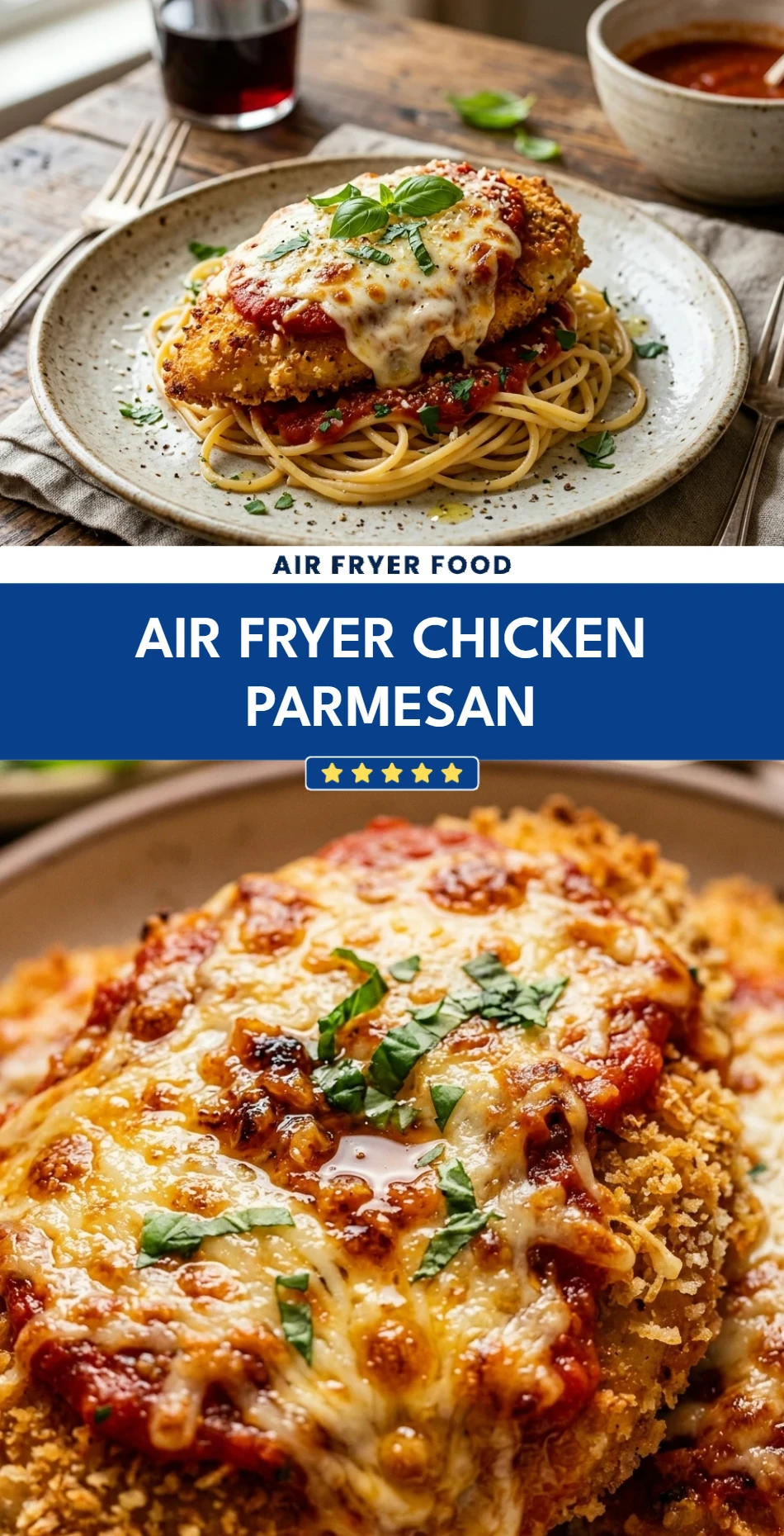 Air Fryer Chicken Parmesan