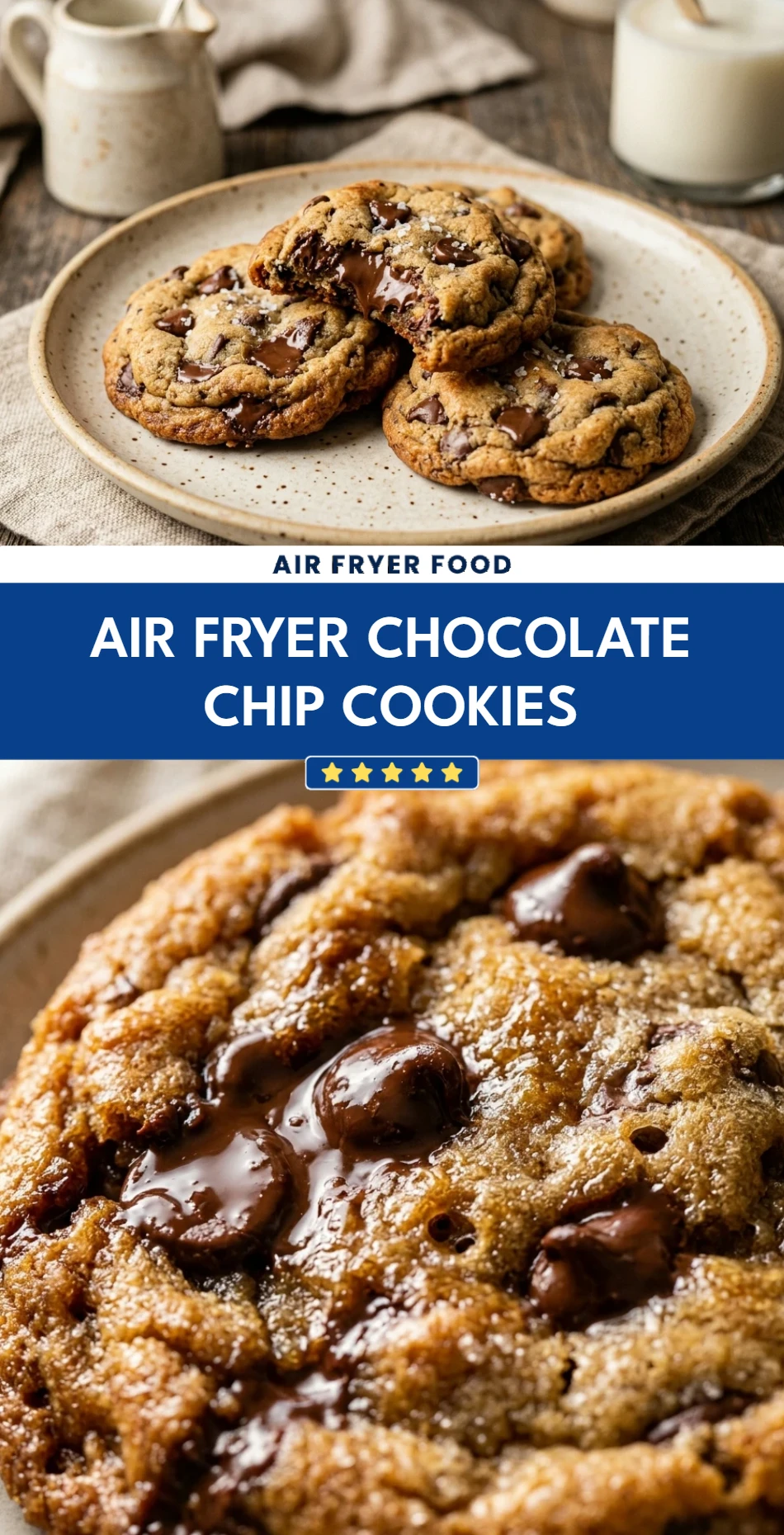 Air Fryer Chocolate Chip Cookies
