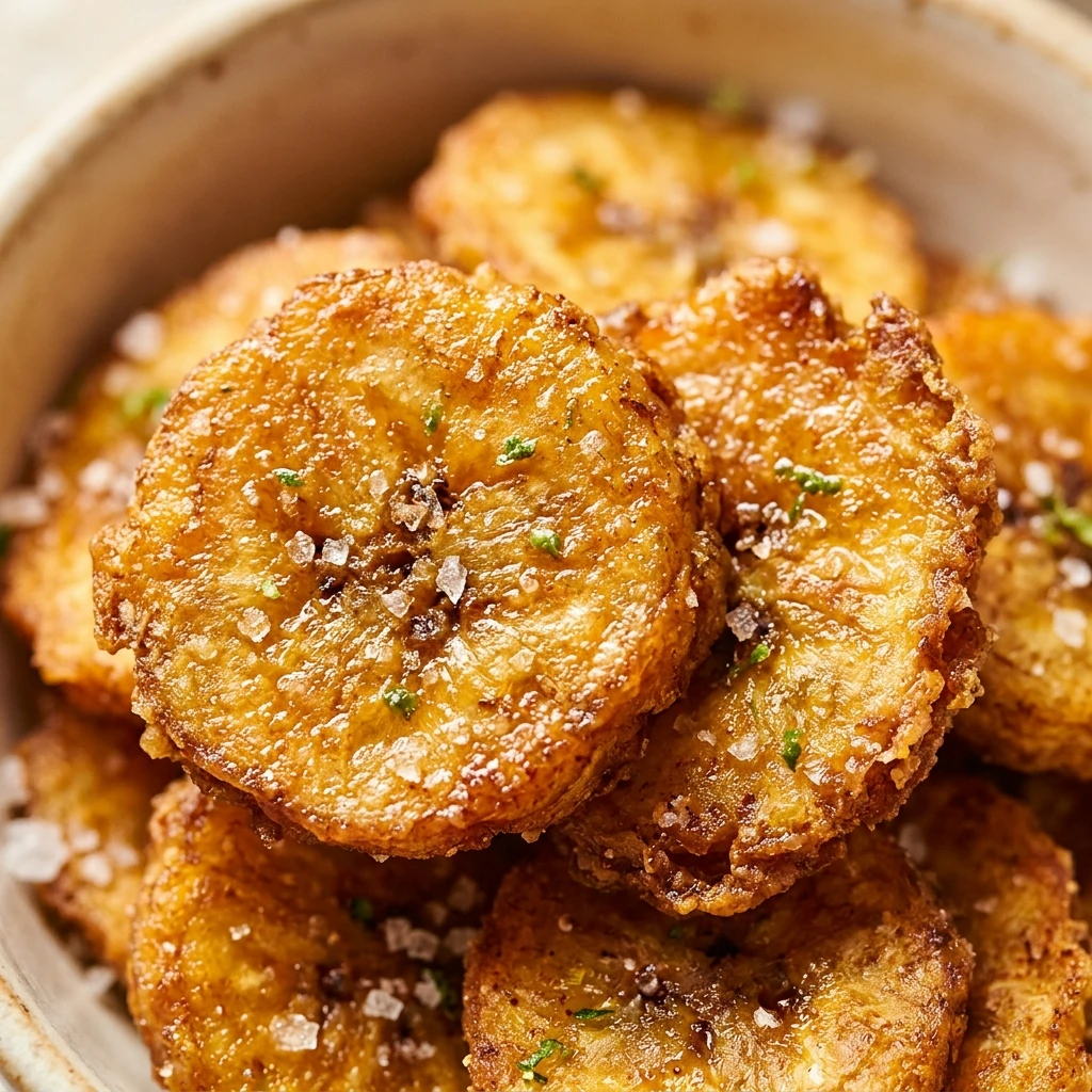 Air Fryer Crispy Plantain Slices with Lime Salt