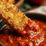 Air Fryer Crispy Polenta Fries with Marinara
