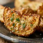 Air Fryer Crispy Potato Wedges with Garlic Herb Seasoning