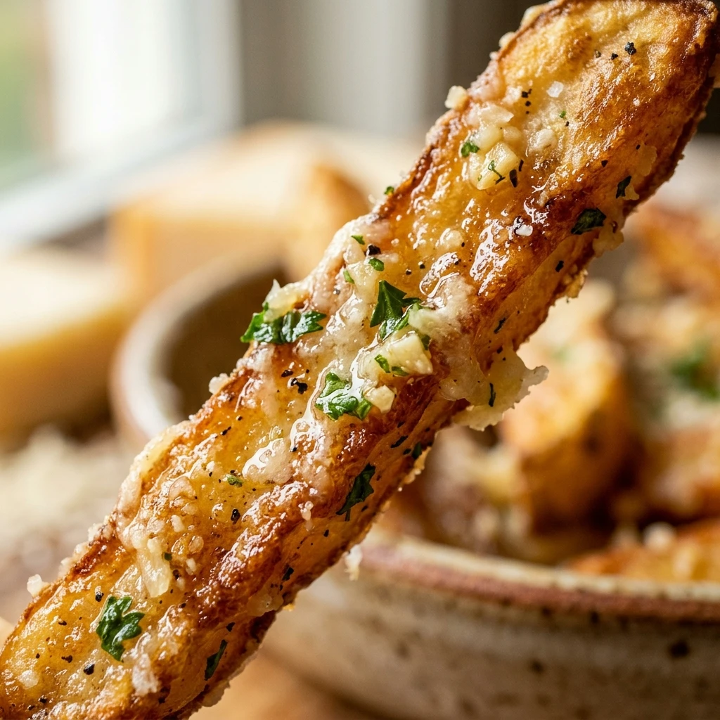 Air Fryer Garlic Parmesan Fries