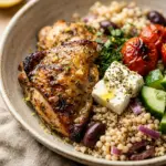 Air Fryer Greek Chicken Bowl Healthy