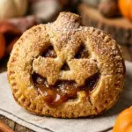Air Fryer Halloween Jack-O-Lantern Hand Pies