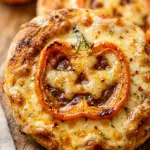 Air Fryer Halloween Pumpkin Pizzas