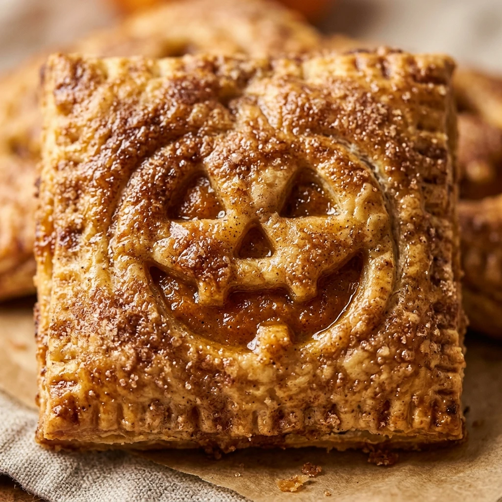 Air Fryer Halloween Pumpkin Pop Tarts