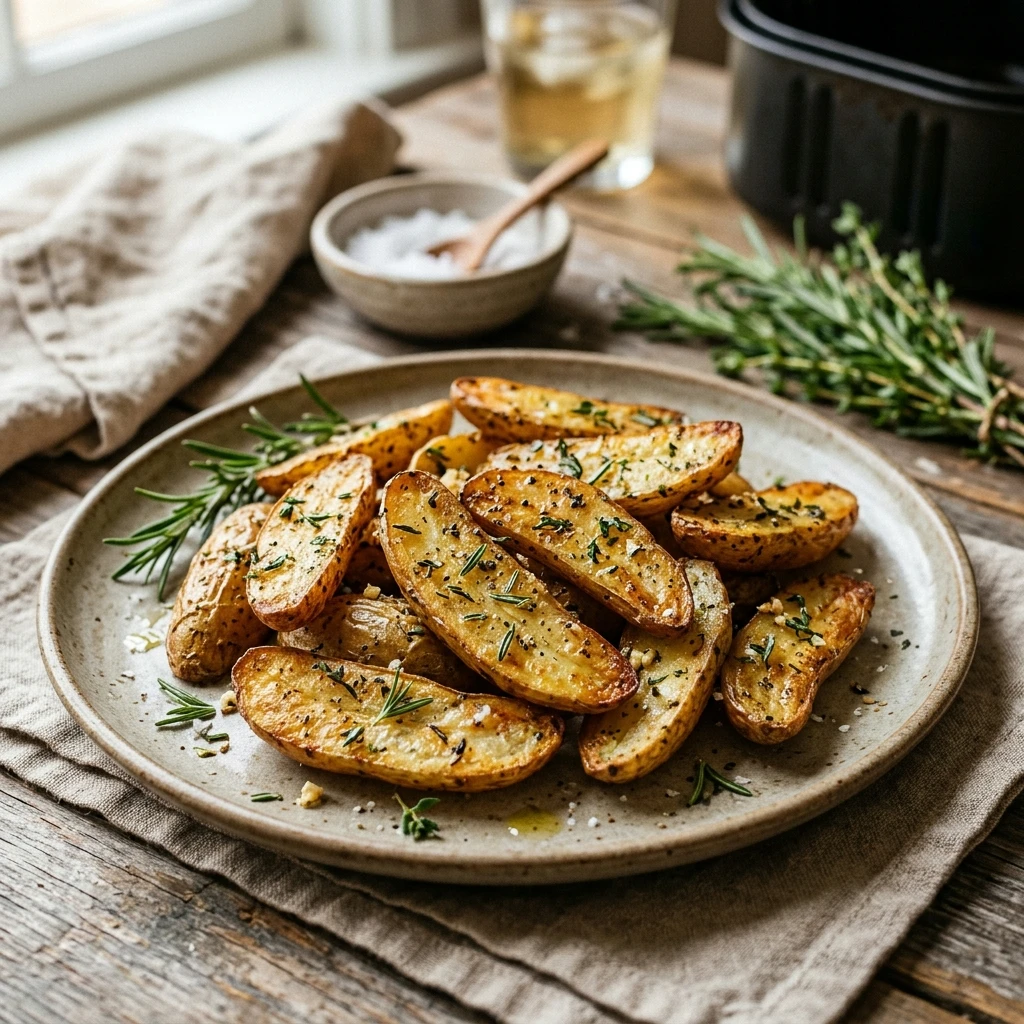 Air Fryer Herb Roasted Fingerling Potatoes