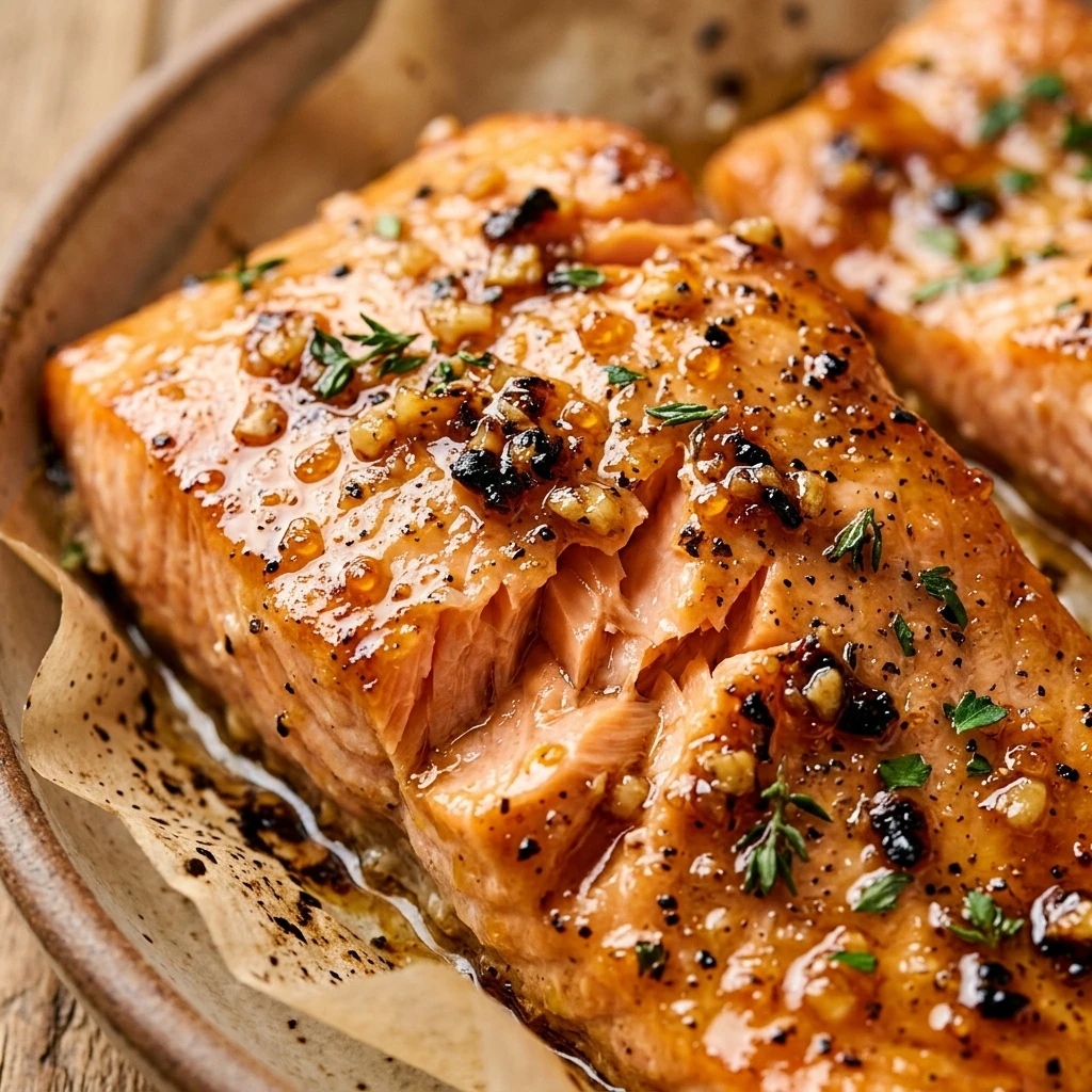Air Fryer Honey Garlic Salmon