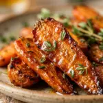 Air Fryer Honey Glazed Carrots with Thyme