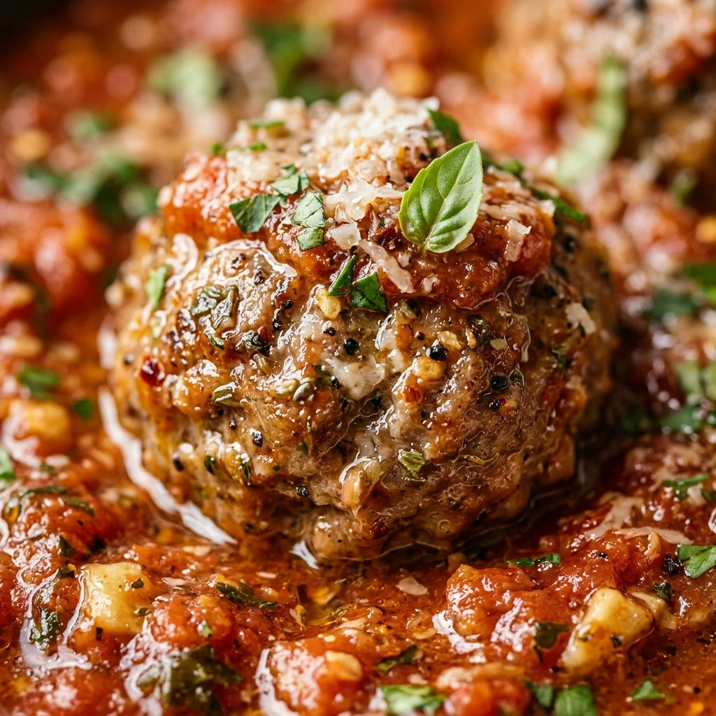 Air Fryer Italian Meatballs with Marinara Sauce