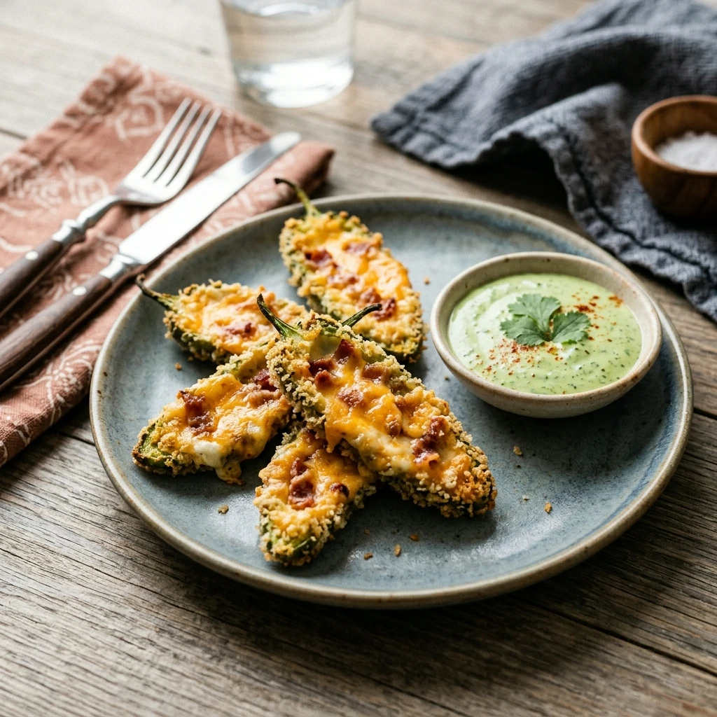 Air Fryer Jalapeno Poppers