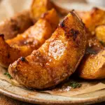 Air Fryer Maple Cinnamon Butternut Squash Wedges