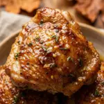 Air Fryer Maple Dijon Chicken Thighs Fall