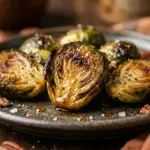 Air Fryer Maple Roasted Brussels Sprouts Fall