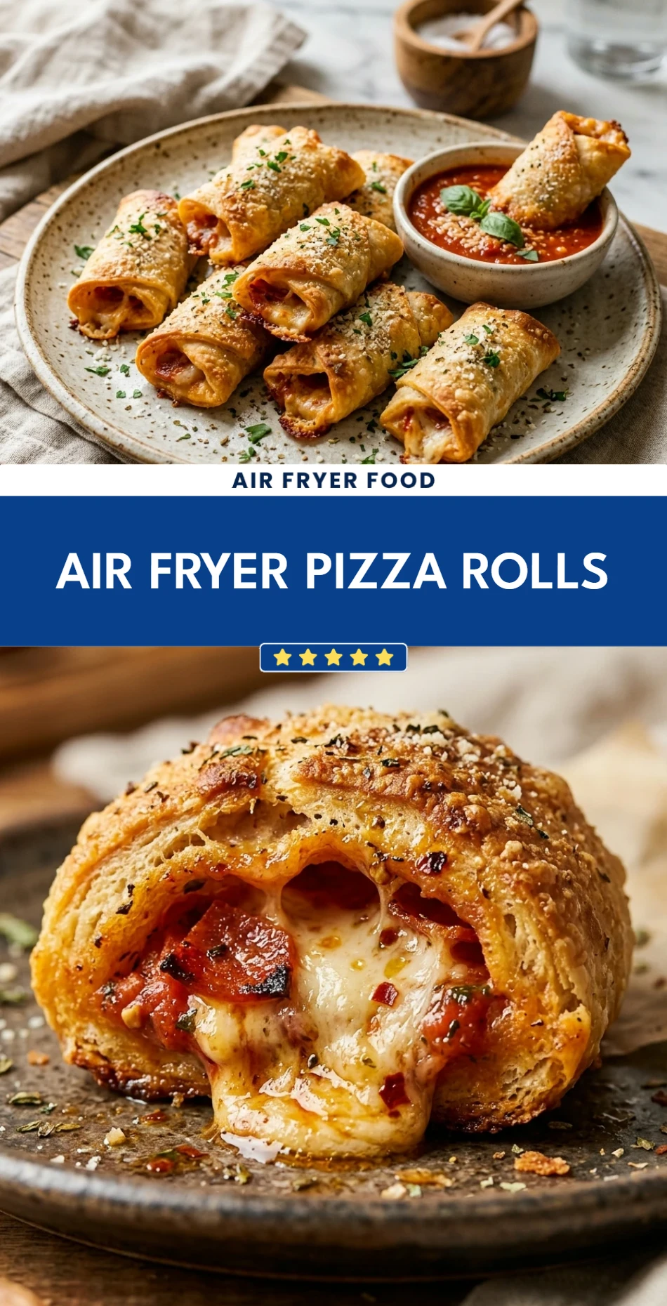 Air Fryer Pizza Rolls