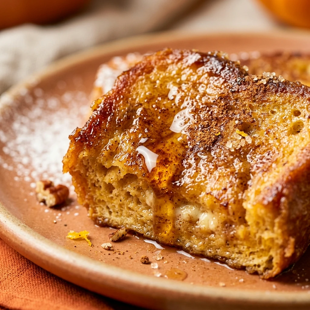 Air Fryer Pumpkin French Toast Fall