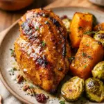 Air Fryer Pumpkin Spice Chicken Dinner