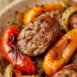 Air Fryer Sausage and Peppers