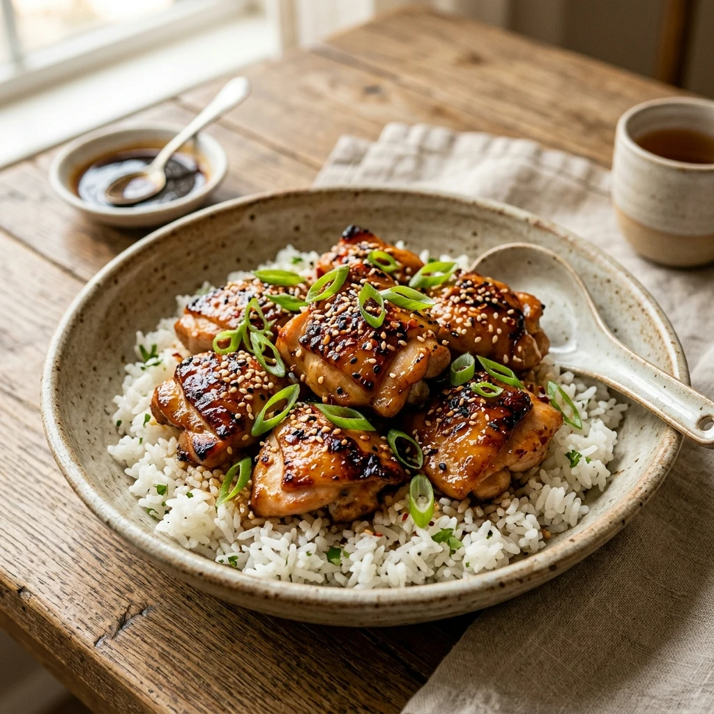Air Fryer Teriyaki Chicken Thighs