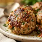 Air Fryer Turkey Meatballs Low Carb