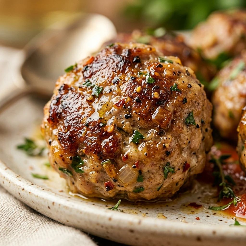 Air Fryer Turkey Meatballs Low Carb