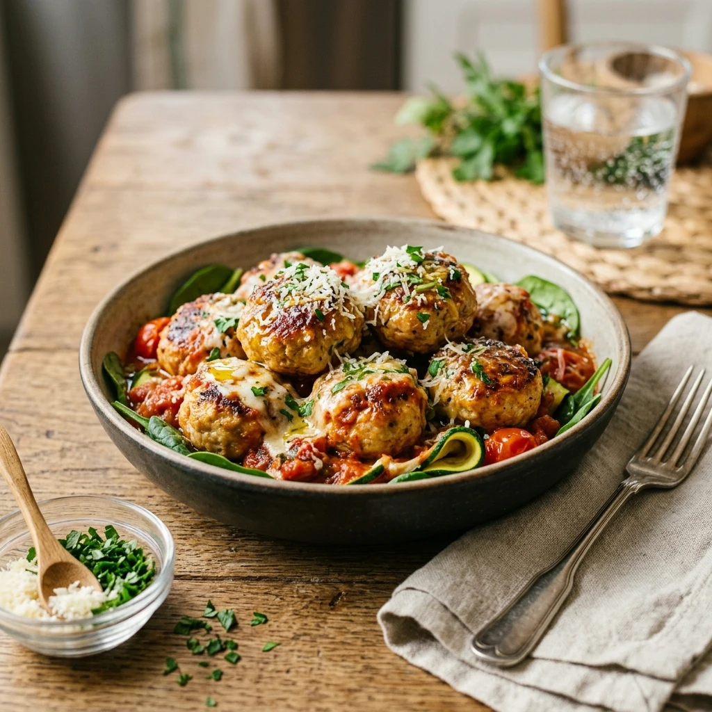 Air Fryer Turkey Meatballs Low Carb