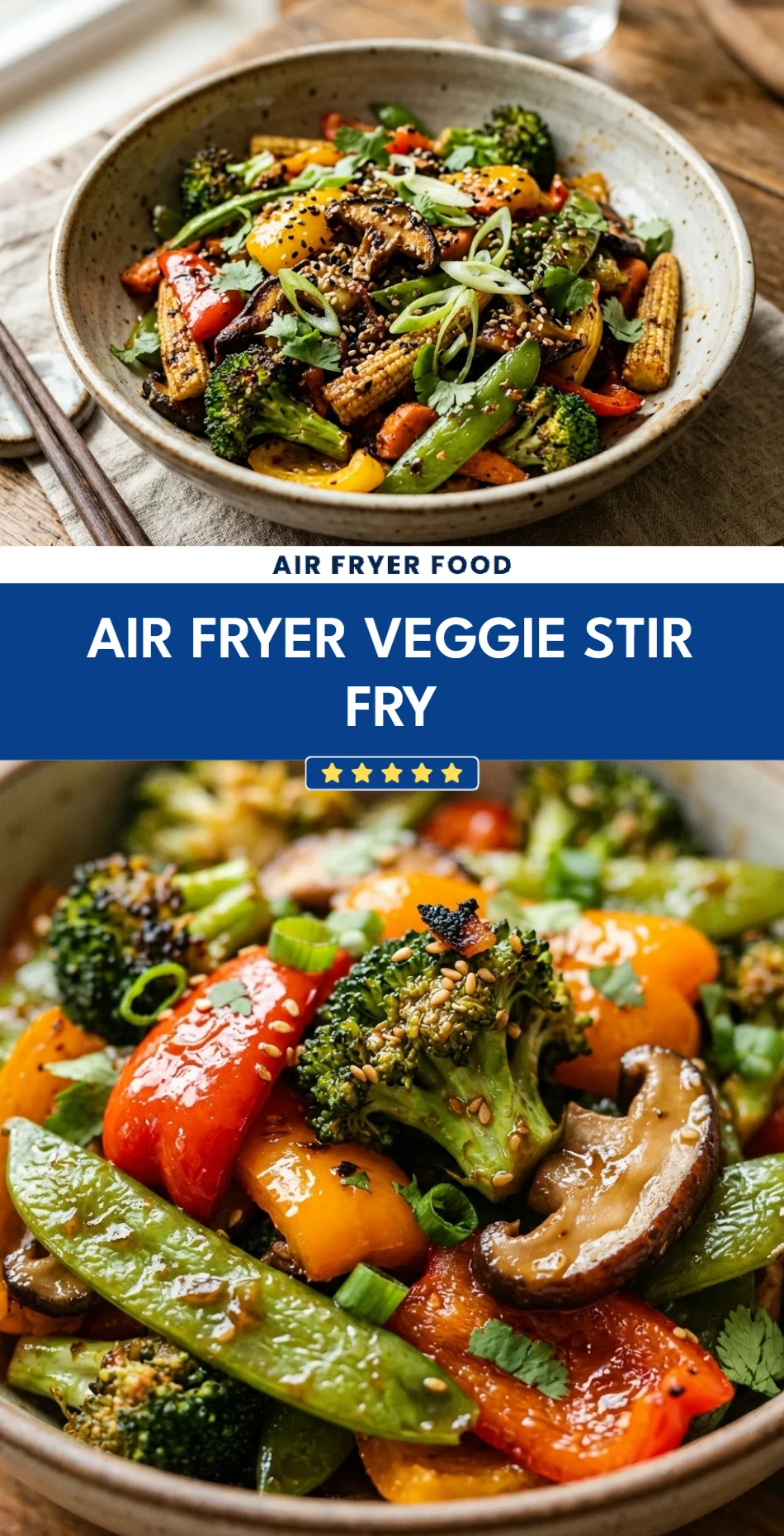 Air Fryer Veggie Stir Fry