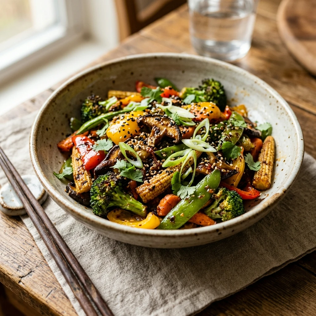Air Fryer Veggie Stir Fry