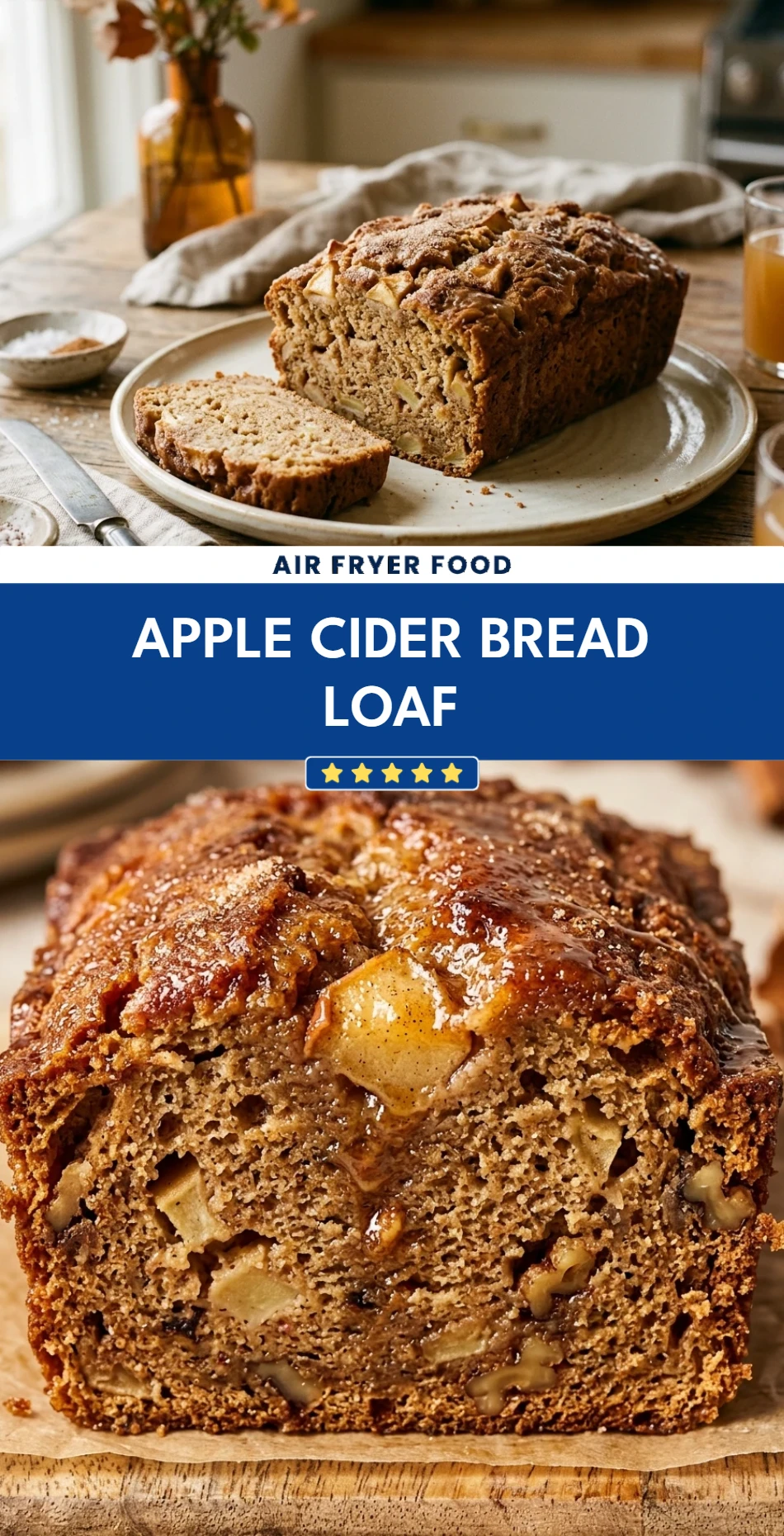 Apple Cider Bread Loaf