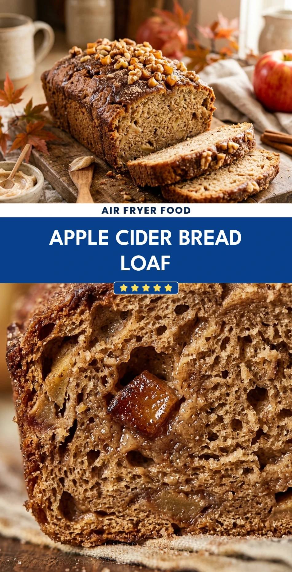 Apple Cider Bread Loaf