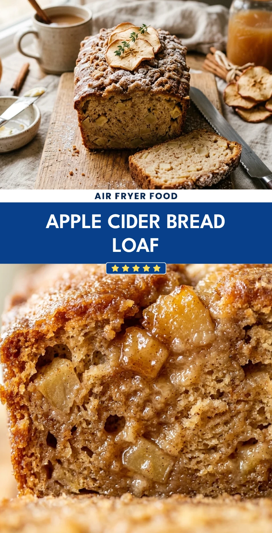 Apple Cider Bread Loaf
