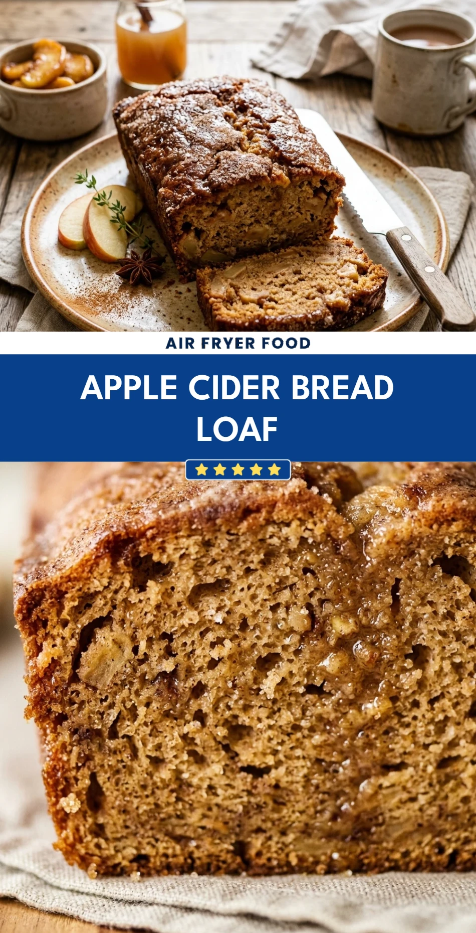 Apple Cider Bread Loaf