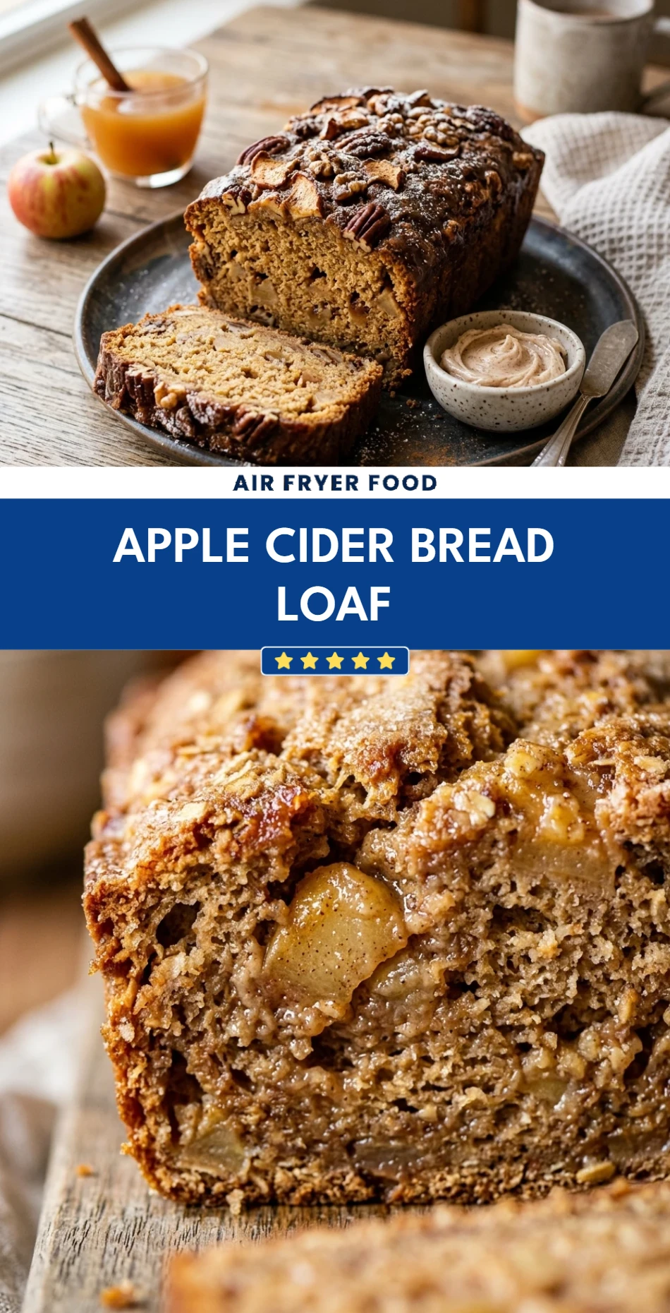 Apple Cider Bread Loaf