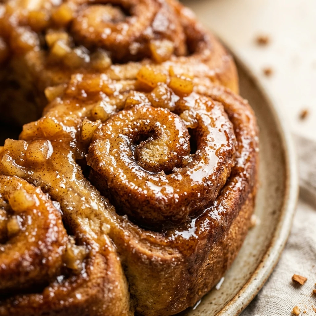 Apple Cider Cinnamon Roll Cake Recipe